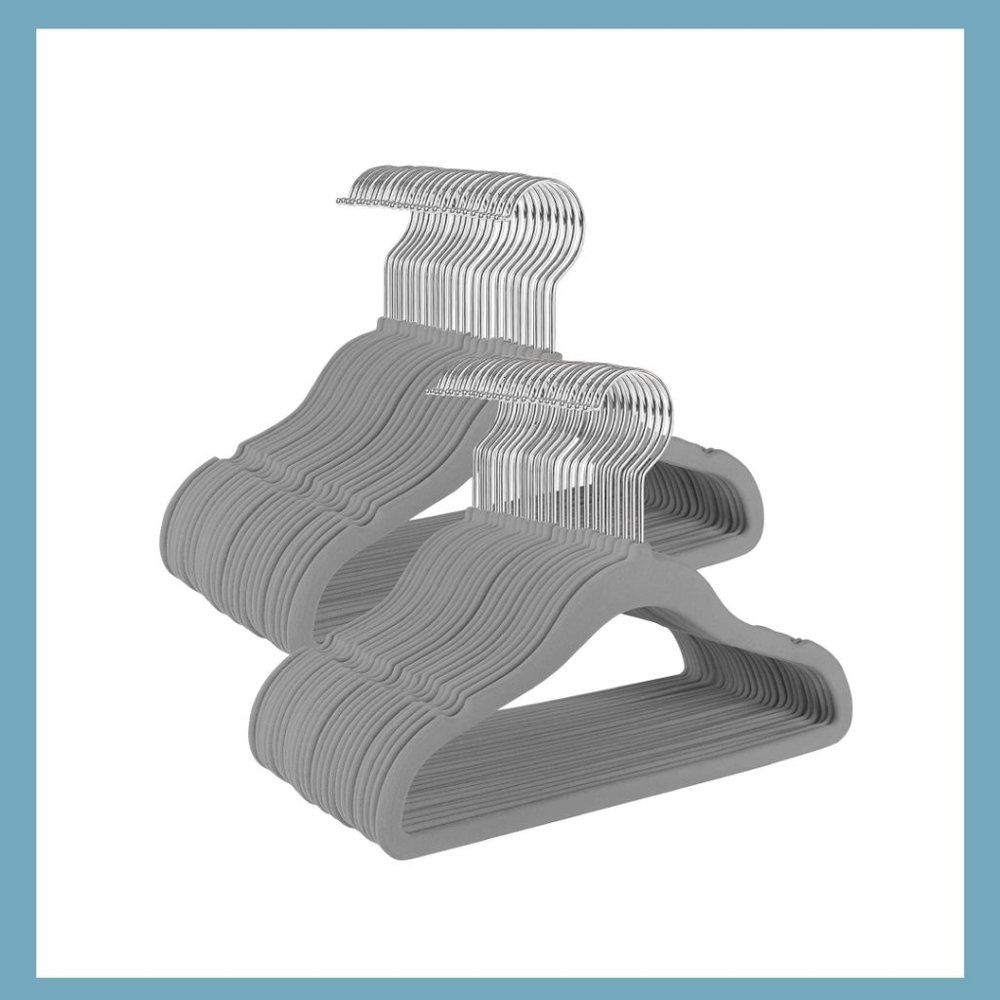 Gray Velvet Hangers Kids x10 unit